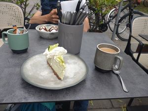 Lemon Cake at Bistro Verde in Copenhagen