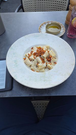 Pasta Carbonara at Bistro Verde in Copenhagen