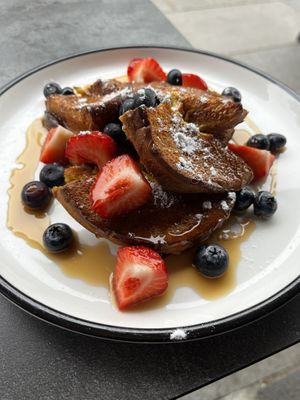 French toast yay  at Bistro Verde in Copenhagen