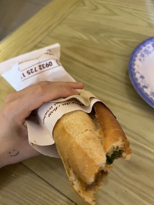 Vegan Banh Mi  at Tam Hoa Sen in Hoi An