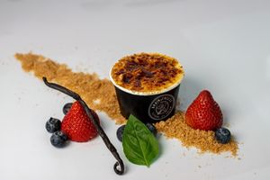 Crème brûllee ice cream at Brain2Freeze - Extreme Ice Cream in Antwerpen