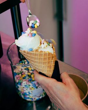 Topping at Brain2Freeze - Extreme Ice Cream in Antwerpen