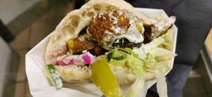 Palestinian falafel at Falafel in Nottingham