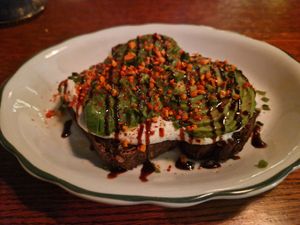 Avocado toast - one of tastiest avo toasts I've ever had!! at MIRZAM COCKTAIL BAR in Gdansk