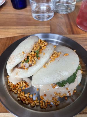 Bao buns  at MIRZAM COCKTAIL BAR in Gdansk