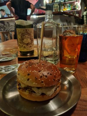 Truffel Burger at MIRZAM COCKTAIL BAR in Gdansk