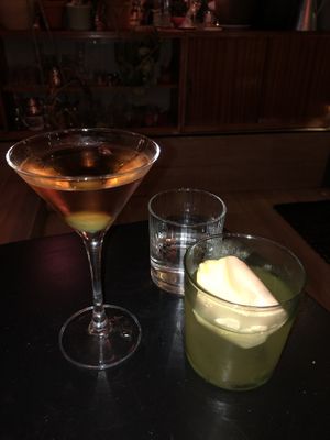 Starlink Adonis + Nomad Negroni  at MIRZAM COCKTAIL BAR in Gdansk