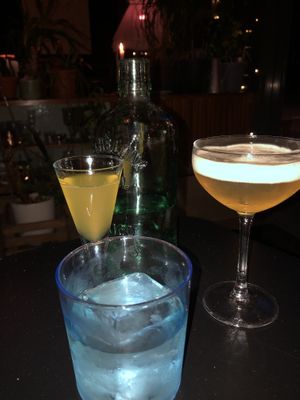 Burlesque Milk Punch + Wanderer‘s Gimlet  at MIRZAM COCKTAIL BAR in Gdansk