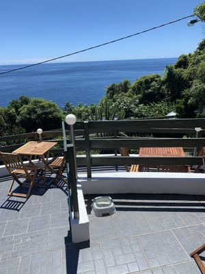 Terrasse  at Restaurante Faïa in Lajes Do Pico