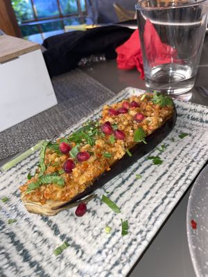 Vanata Cu Ciuperci Aubergine with Mushrooms  at Dze Best Cafe & Restaurant in Brasov