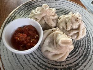 Mushroom dumplings   at Dze Best Cafe & Restaurant in Brasov