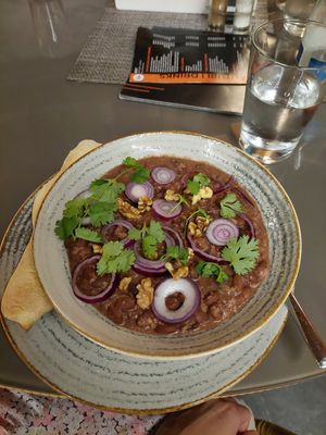 Lobio (make sure you mention you don't want coriander if you don't like it 😉) at Dze Best Cafe & Restaurant in Brasov