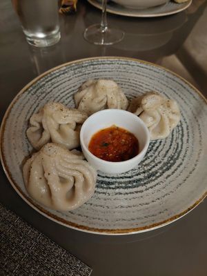 Vegan dumplings at Dze Best Cafe & Restaurant in Brasov