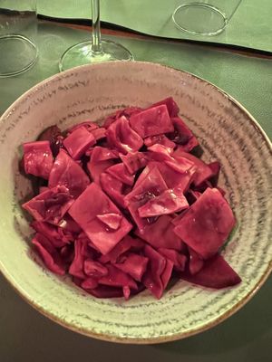 Pickled veggies #Veganuary at Dze Best Cafe & Restaurant in Brasov