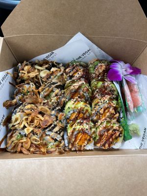   at The Vegan Sushi Spot in Houston