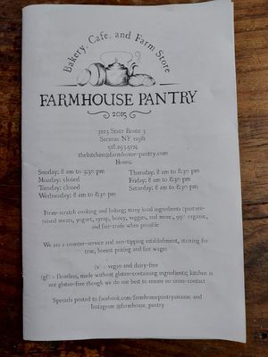  at Farmhouse Pantry in Saranac