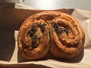 Savory French pastry at Clementine Bakery in Brooklyn