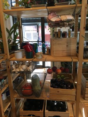 Produce and such at Clementine Bakery in Brooklyn
