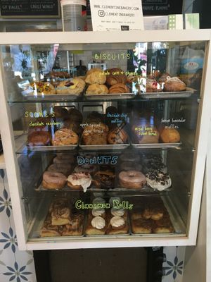 The goods! I couldn’t decide! at Clementine Bakery in Brooklyn