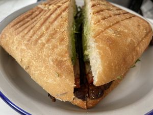 Tempeh Lettuce and Tomato Toastie  at Clementine Bakery in Brooklyn