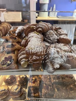 Selection of vegan pastries (not gf ones, look for gf counter).  at Clementine Bakery in Brooklyn