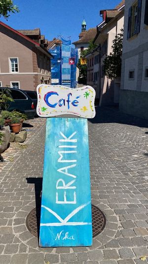 Café Keramik by Nika  at Nika Keramik Und Cafe in Laufenburg