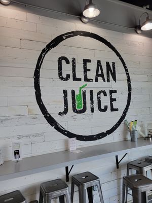Logo at Clean Juice in Concord