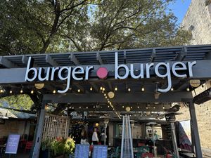 Outsidee  at Burger Burger in Fredericksburg