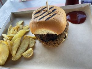 Only vegan option we foundd  at Anchor Foodbar in Vourvourou