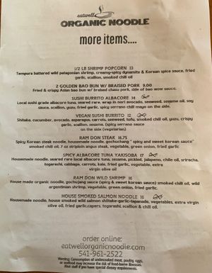  at Eatwell Organic Noodle in Florence