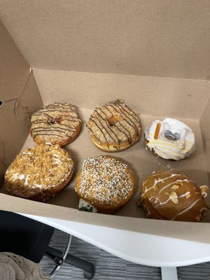 Top tier donuts. I love savory, so the everything but the bagel donut is EVERYTHING to me.   at Doughbot Donuts in Sacramento