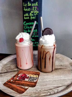 Milkshakes at d20 Board Game Cafe - Uxbridge in Uxbridge