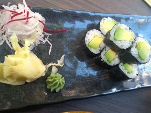 Avocado Maki at Miss Vegan in Berlin