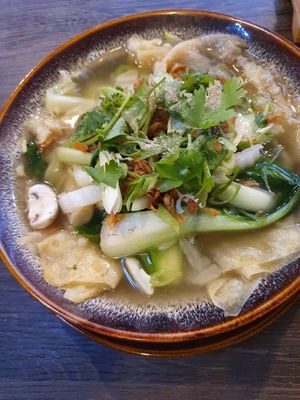 Nr 34 Wantan Suppe at Miss Vegan in Berlin