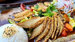 Vegan "duck" 👍😊🌱 at Miss Vegan in Berlin