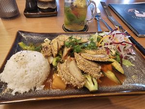 T3 vegan duck homemade sauce at Miss Vegan in Berlin