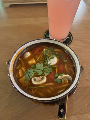 Sweet sour soup   at Miss Vegan in Berlin