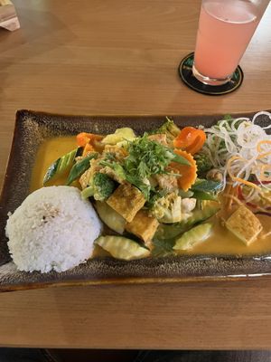 Red tofu curry   at Miss Vegan in Berlin