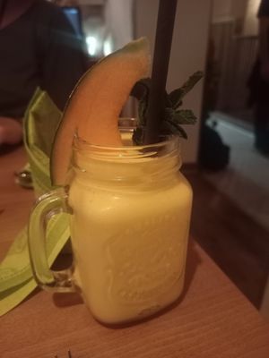 Mango lassi at Miss Vegan in Berlin