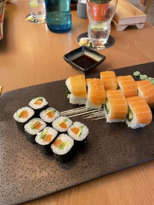 Vegan “fish” sushi   at Miss Vegan in Berlin