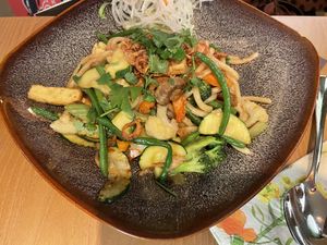 Fried udon noodles 38  at Miss Vegan in Berlin