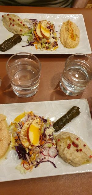 Entrée du menu vegan at Restaurant Égyptien Beau Rêve in Nantes