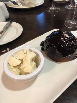 Chocolate and orange pudding   at Armagh City Hotel in Armagh