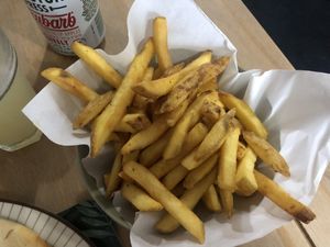 Skin on fries  at The New Denver in Cullen