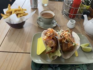 Fish tacos  at The New Denver in Cullen