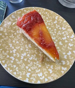 Raspberry and mango cheesecake   at The New Denver in Cullen