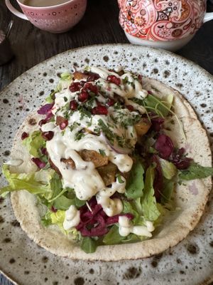 Celeriac Shawarma   at Rising Café in Lincoln
