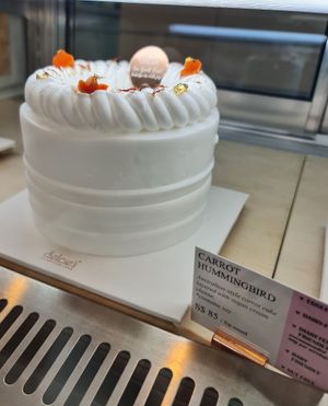 Carrot Hummingbird ~ 27/3/22 at Delcie's Desserts and Cakes in Central Singapore