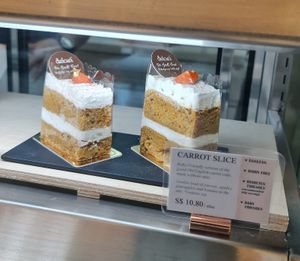 Carrot Slice ~ 27/3/22 at Delcie's Desserts and Cakes in Central Singapore