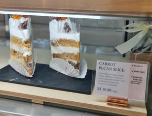 Carrot Pecan Slice ~ 27/3/22 at Delcie's Desserts and Cakes in Central Singapore
